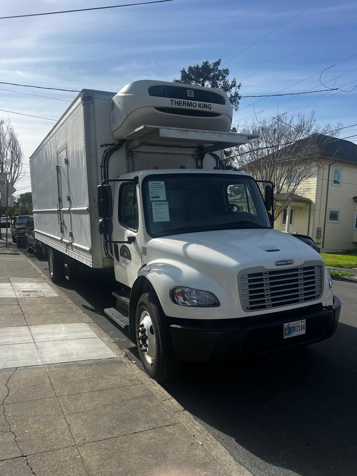 Santini Delivery Solutions Freightliner refrigerated truck